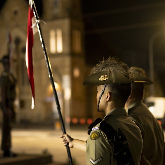 ANZAC Statue in Prince Alfred Square